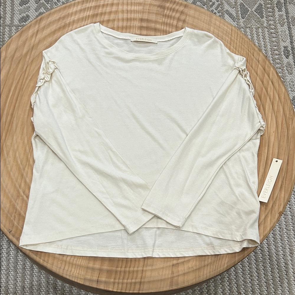 Everleigh Ivory Long Sleeve Top